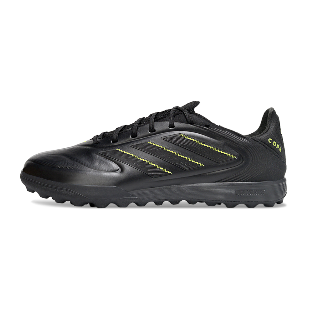 Chuteira Society Adidas Copa Pure.2 TF Preta e Verde "Electric Stealth"