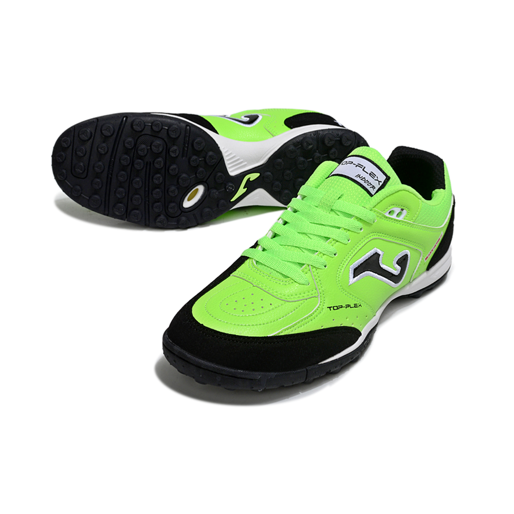 Chuteira Society Joma Top Flex TF Verde e Preto