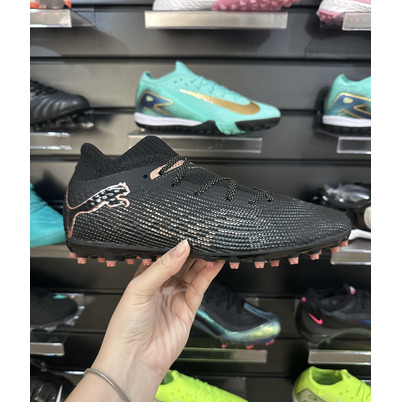 Chuteira Society Puma Future 7 MG Preta e Bronze - Pronta Entrega