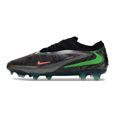 Chuteira Campo Nike Phantom GX 3 Elite FG  Preto, Verde e Laranja