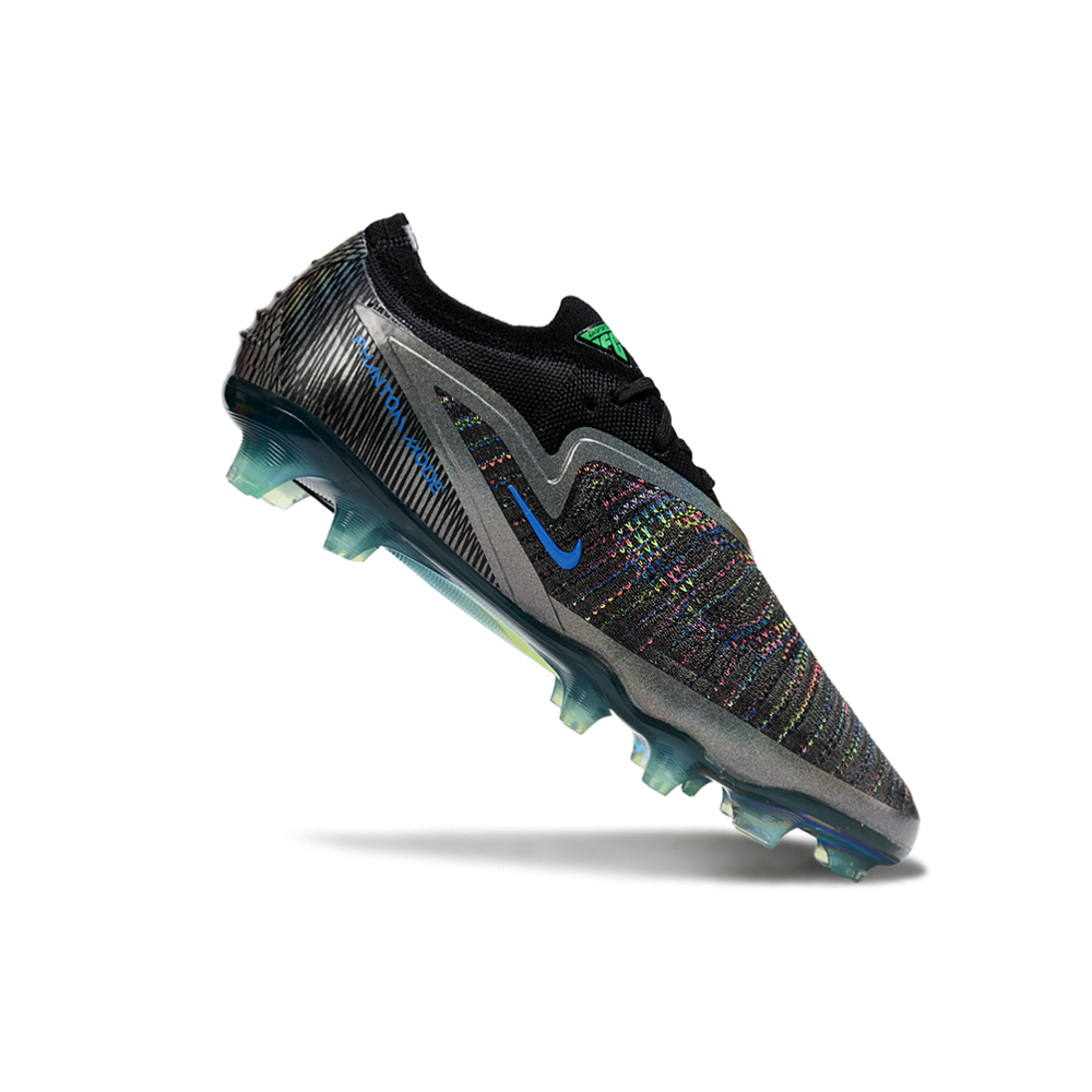 Chuteira Campo Nike Phantom GX 3 Elite FG  Preto, Verde e Laranja