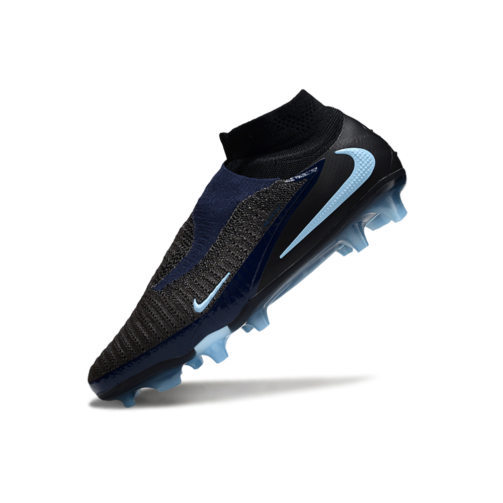 Chuteira Campo Nike Phantom GX 6 Elite FG Preto e Azul "Shadow"