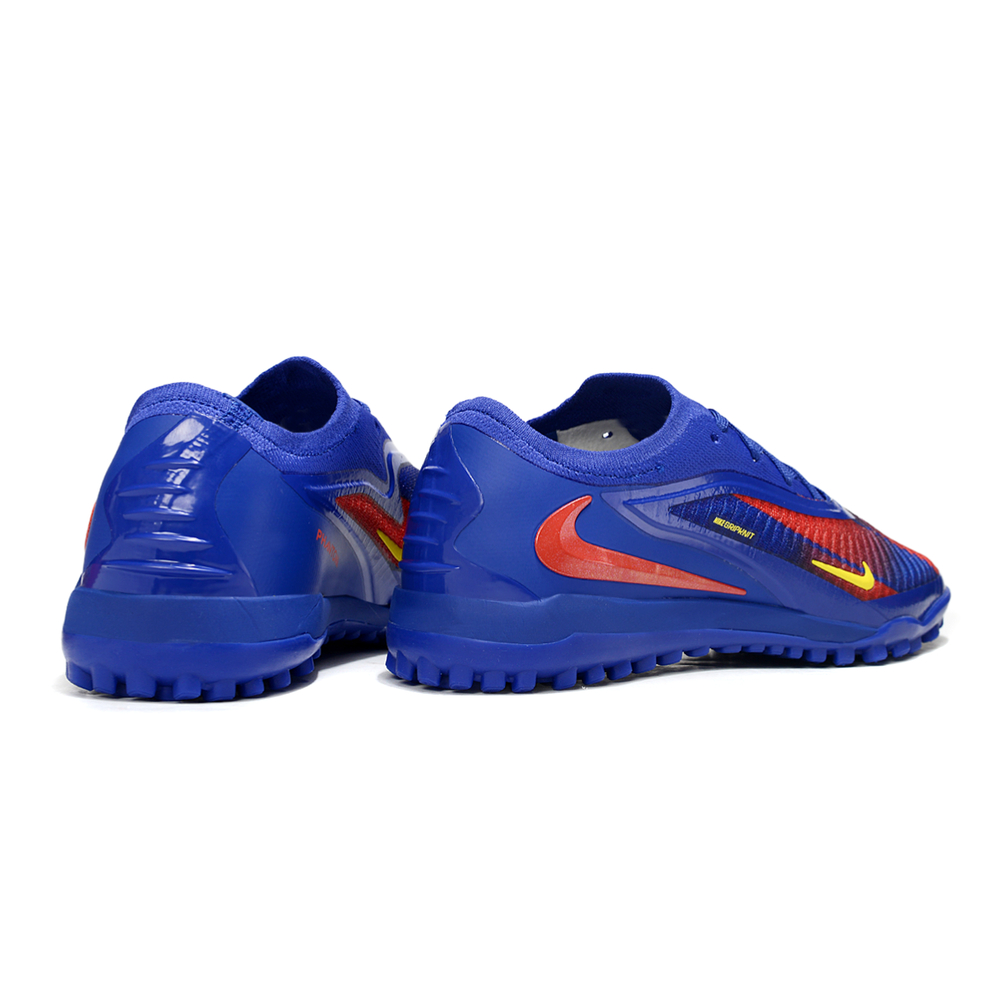 Chuteira Society Nike Phantom GX 6 Elite TF Azul e Vermelho