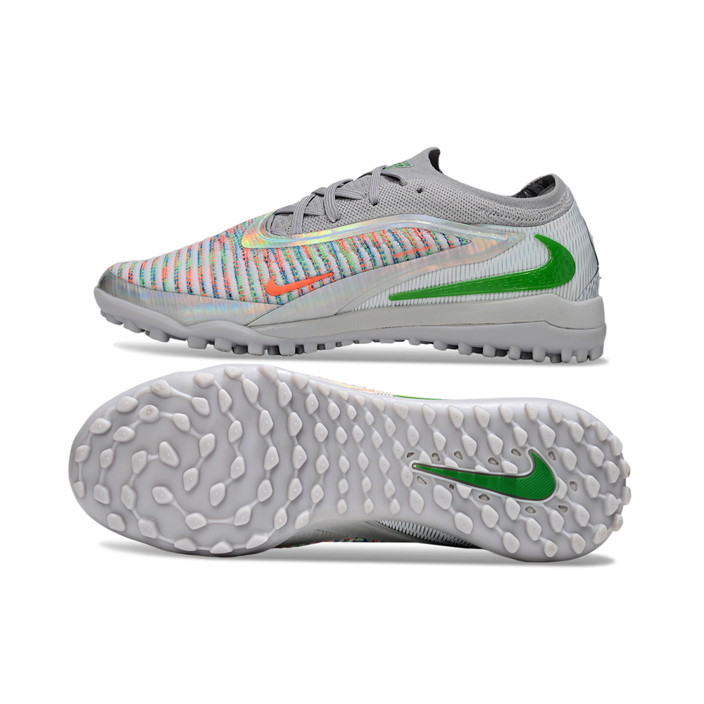 Chuteira Society Nike Phantom GX 6 Elite TF Prata