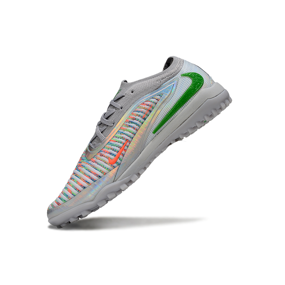 Chuteira Society Nike Phantom GX 6 Elite TF Prata