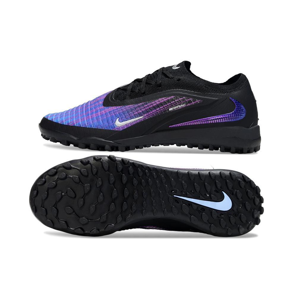 Chuteira Society Nike Phantom GX 6 Elite TF Preto e Roxo