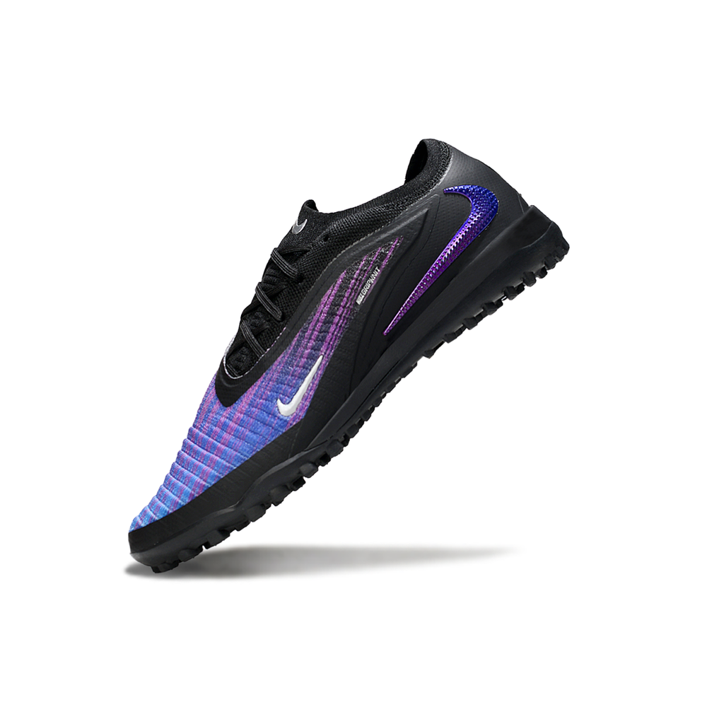 Chuteira Society Nike Phantom GX 6 Elite TF Preto e Roxo
