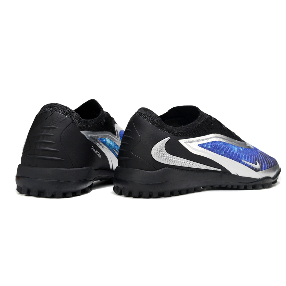 Chuteira Society Nike Phantom GX 6 Elite TF Preto e Azul