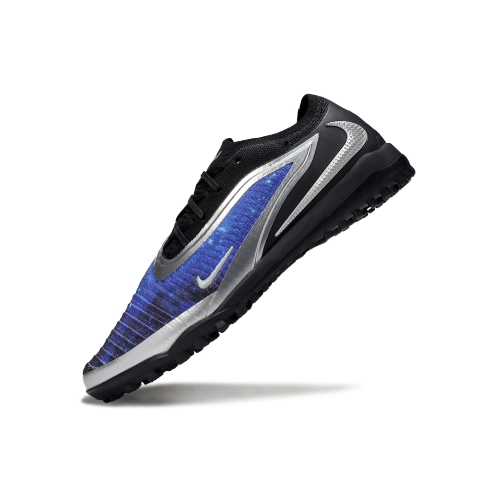 Chuteira Society Nike Phantom GX 6 Elite TF Preto e Azul