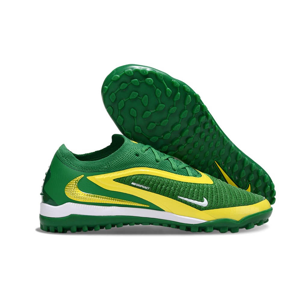Chuteira Society Nike Phantom GX 6 Elite TF Verde e Amarelo