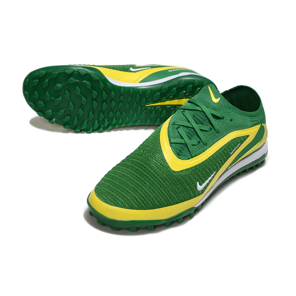Chuteira Society Nike Phantom GX 6 Elite TF Verde e Amarelo