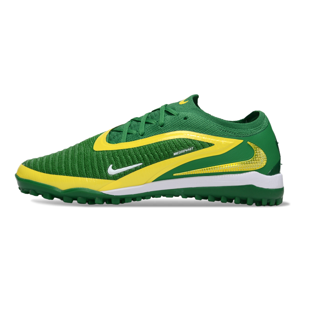 Chuteira Society Nike Phantom GX 6 Elite TF Verde e Amarelo