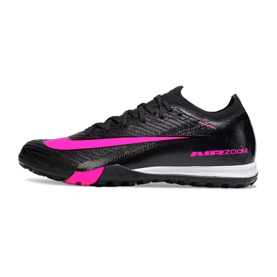 Chuteira Society Nike Air Zoom Mercurial Vapor 16 Elite TF Preto e Rosa