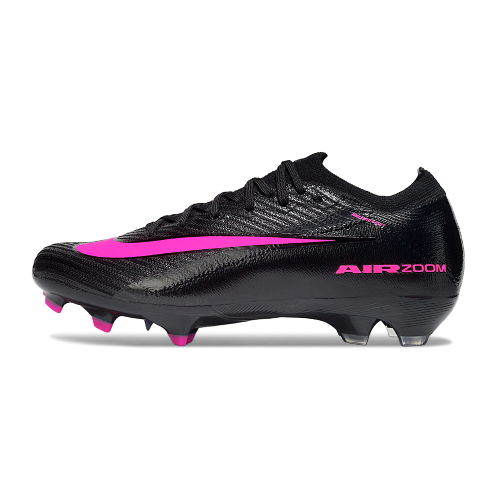 Chuteira Campo Nike Air Zoom Mercurial Vapor 16 Elite FG Preto e Rosa