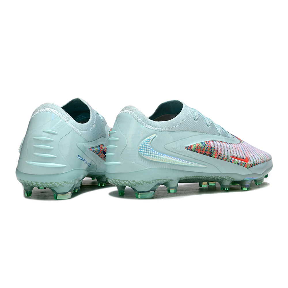 Chuteira Campo Nike Phantom GX 3 Elite FG Verde e Laranja