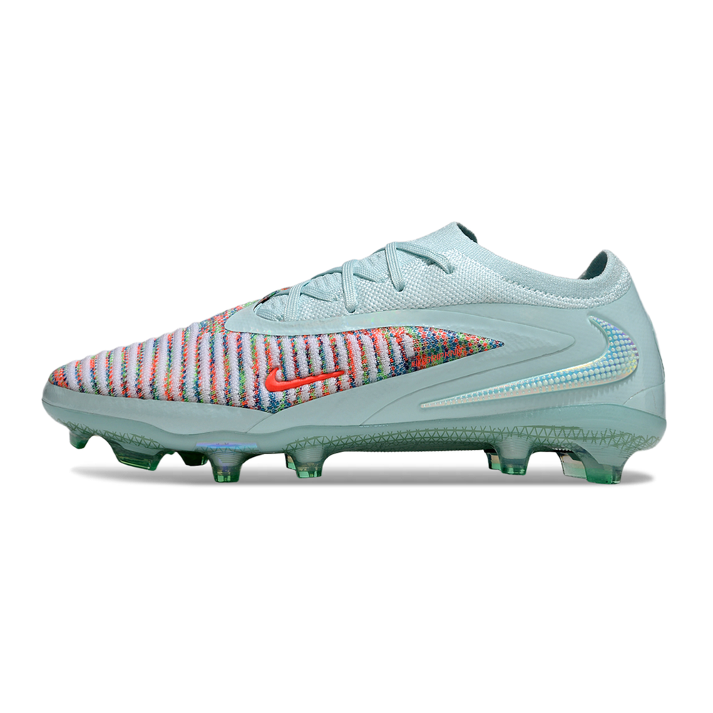 Chuteira Campo Nike Phantom GX 3 Elite FG Verde e Laranja