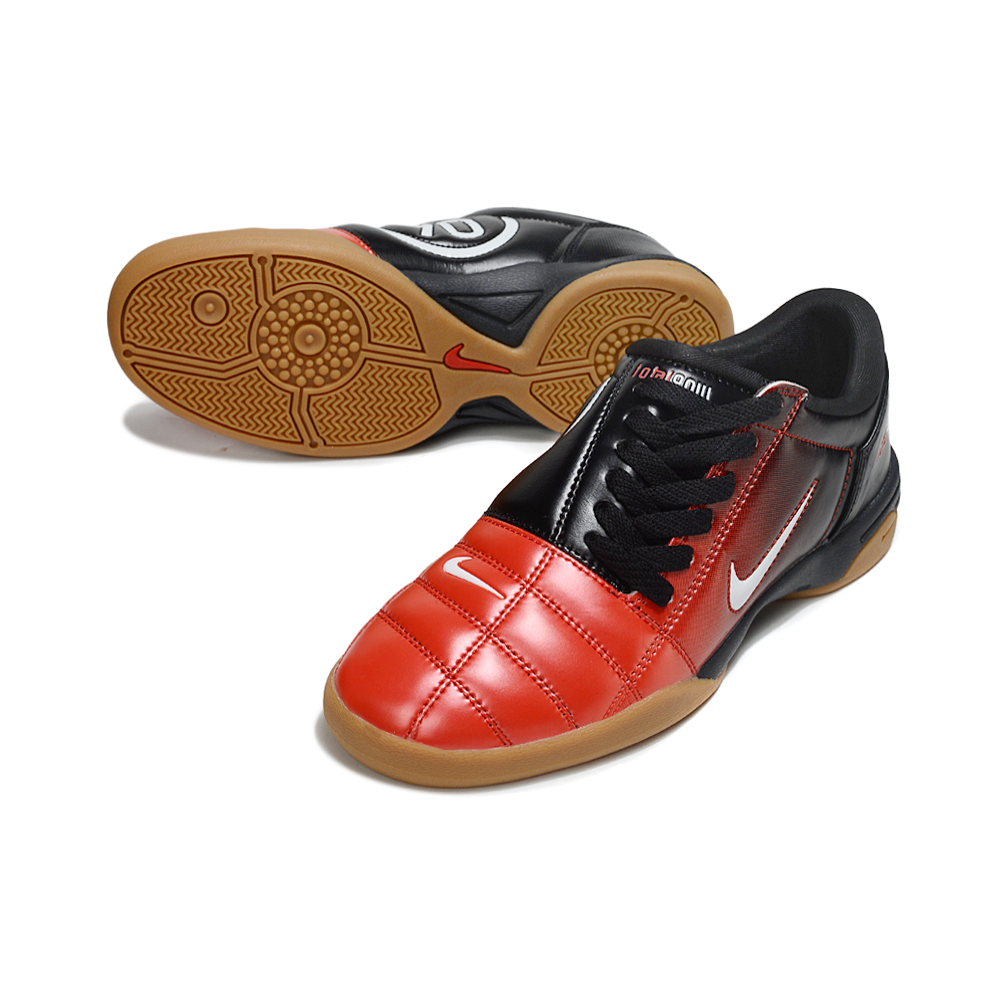 Chuteira Futsal Nike Total 90 IC Vermelho e Preto