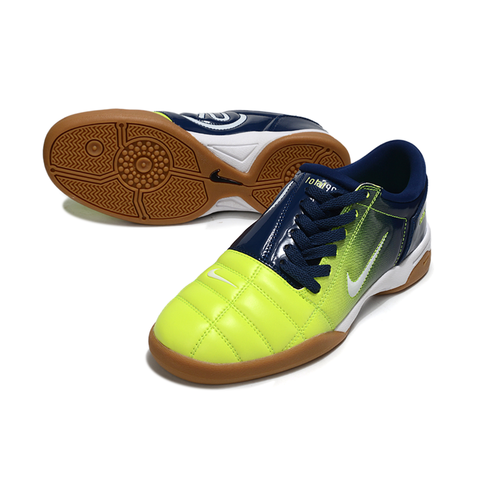 Chuteira Futsal Nike Total 90 IC Verde e Azul