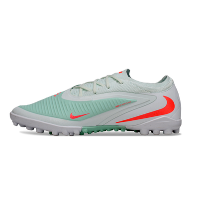 Chuteira Society Nike Phantom ReactX 6 Pro TF Verde e Laranja