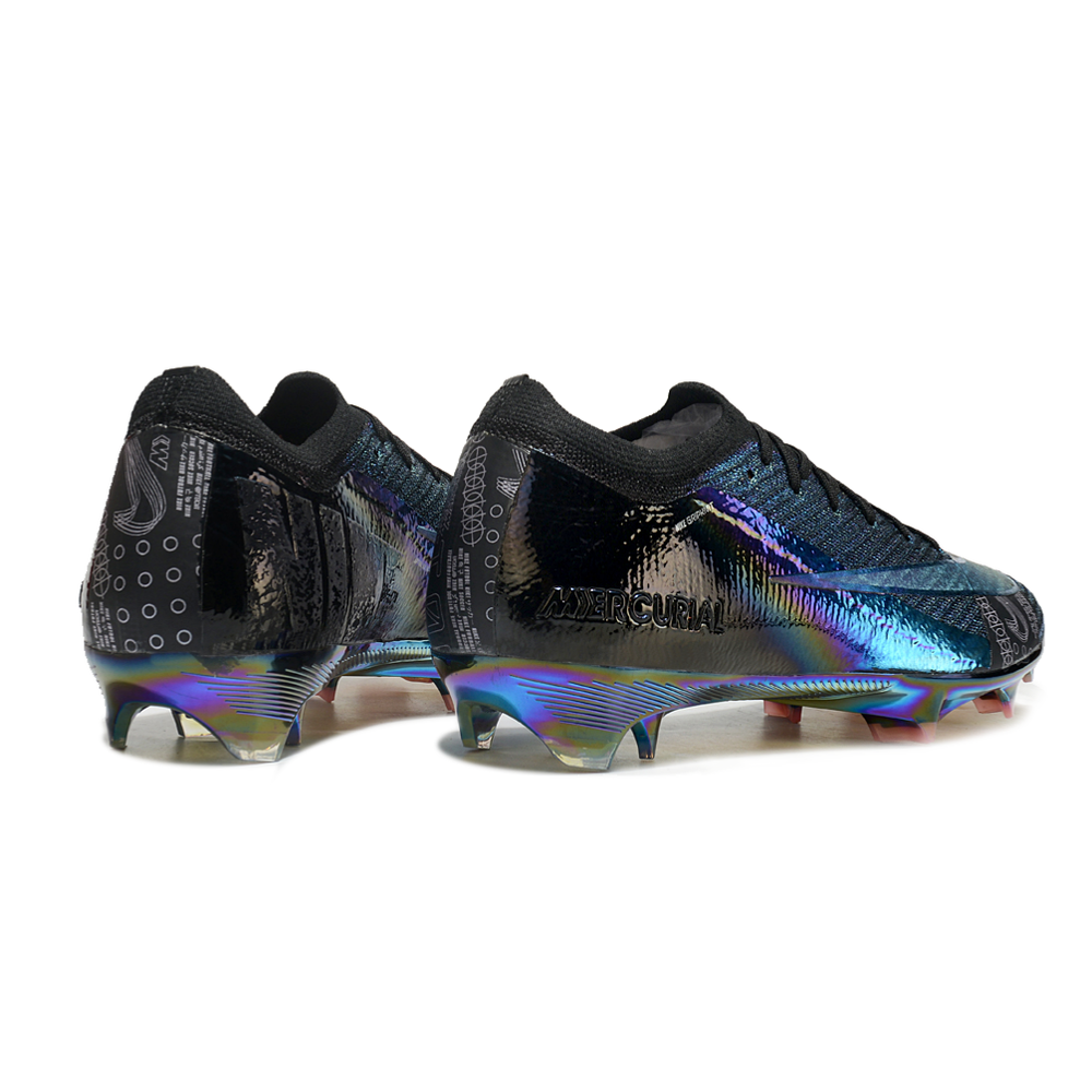 Chuteira Infantil Campo Nike Air Zoom Mercurial Vapor 16 Elite FG Preto 