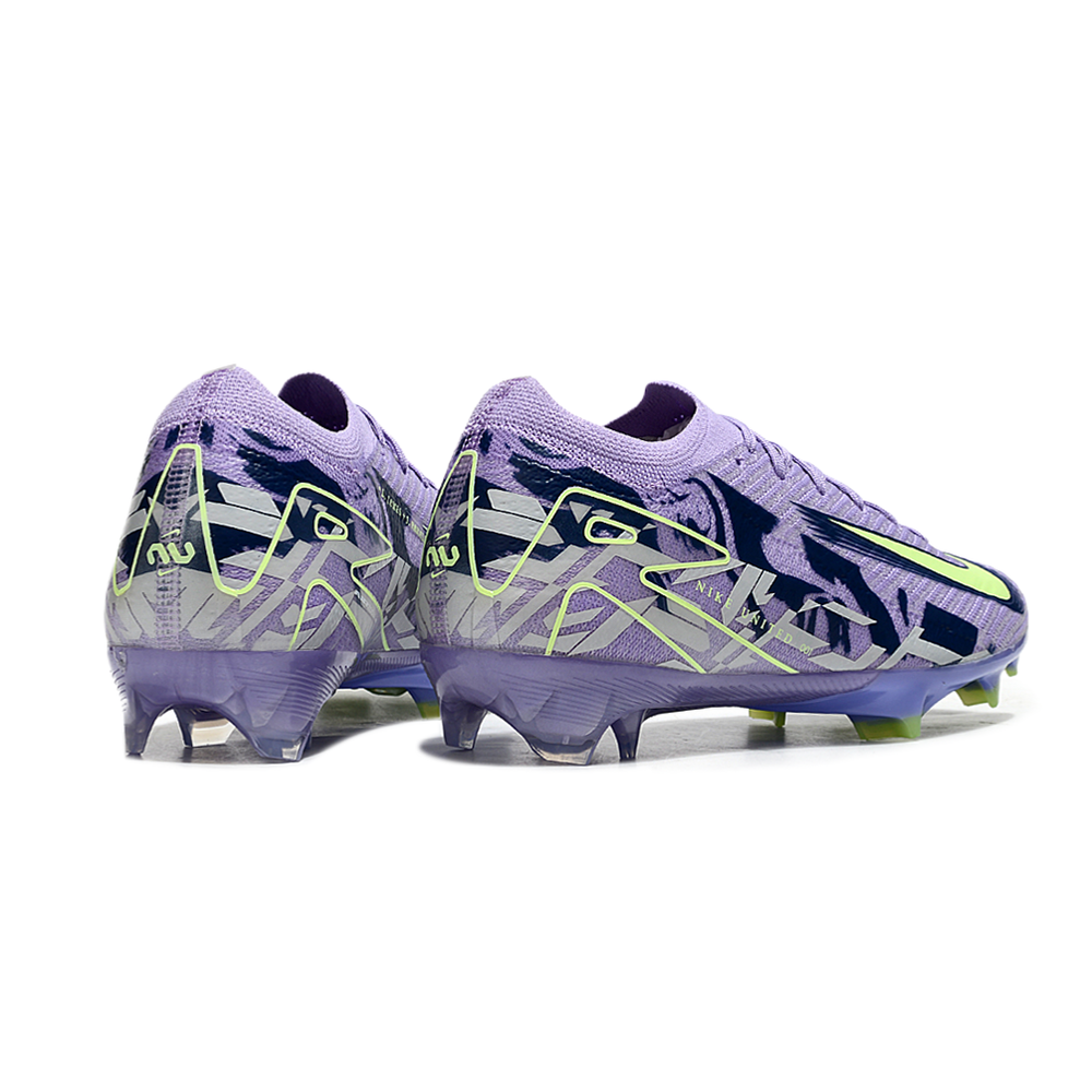 Chuteira Infantil Campo Nike Air Zoom Mercurial Vapor 16 Elite FG Roxo