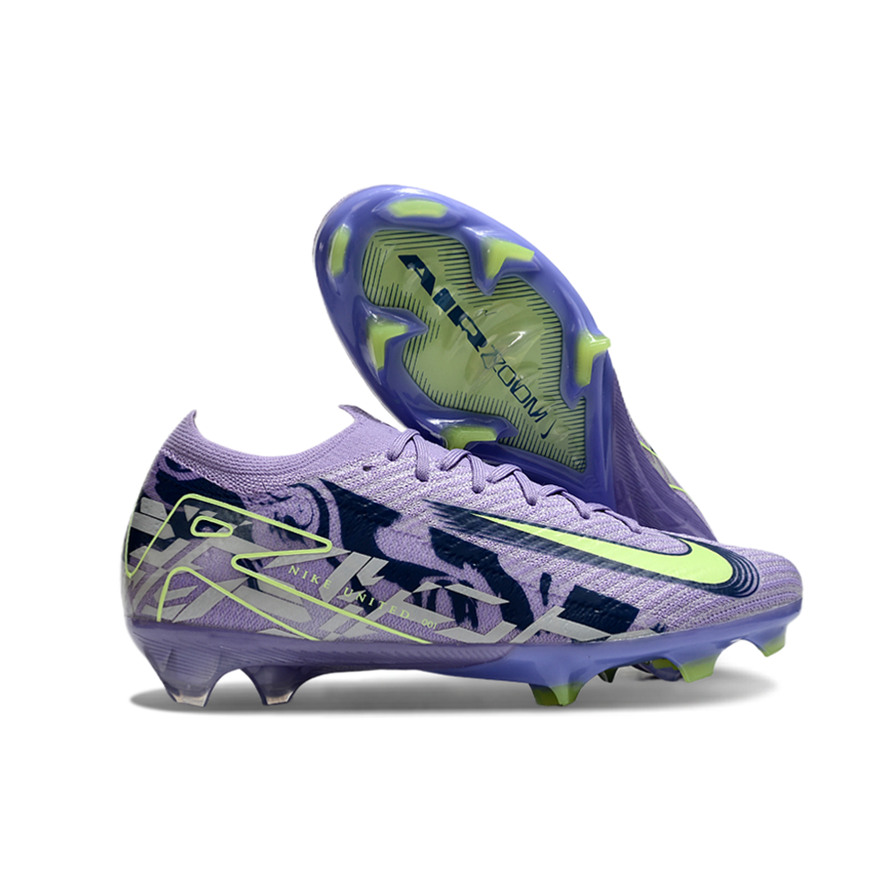 Chuteira Infantil Campo Nike Air Zoom Mercurial Vapor 16 Elite FG Roxo