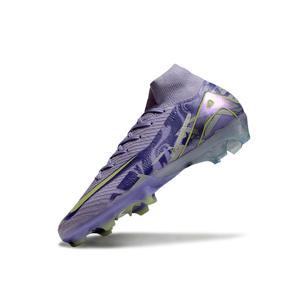 Chuteira Infantil Campo Nike Air Zoom Mercurial Superfly 10 Elite FG Roxo