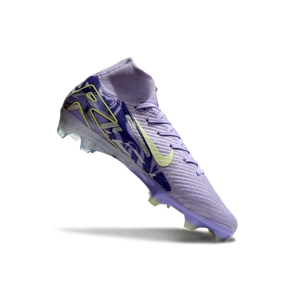 Chuteira Infantil Campo Nike Air Zoom Mercurial Superfly 10 Elite FG Roxo