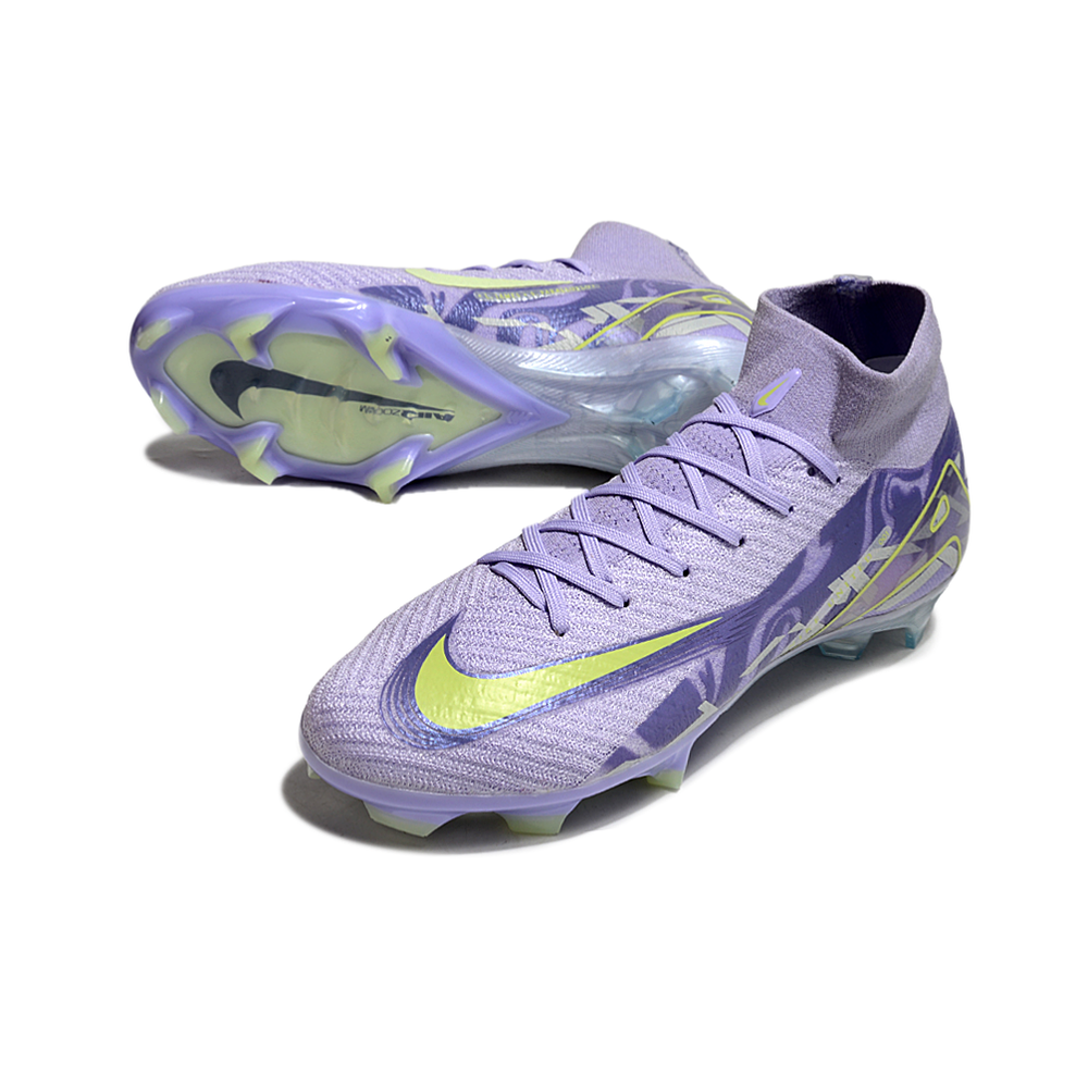 Chuteira Infantil Campo Nike Air Zoom Mercurial Superfly 10 Elite FG Roxo