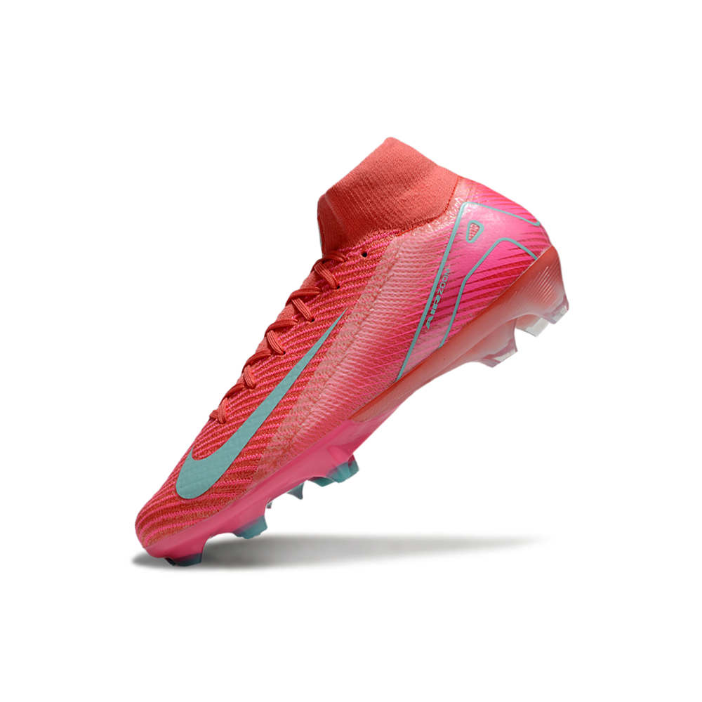 Chuteira Infantil Campo Nike Air Zoom Mercurial Superfly 10 Elite FG Rosa