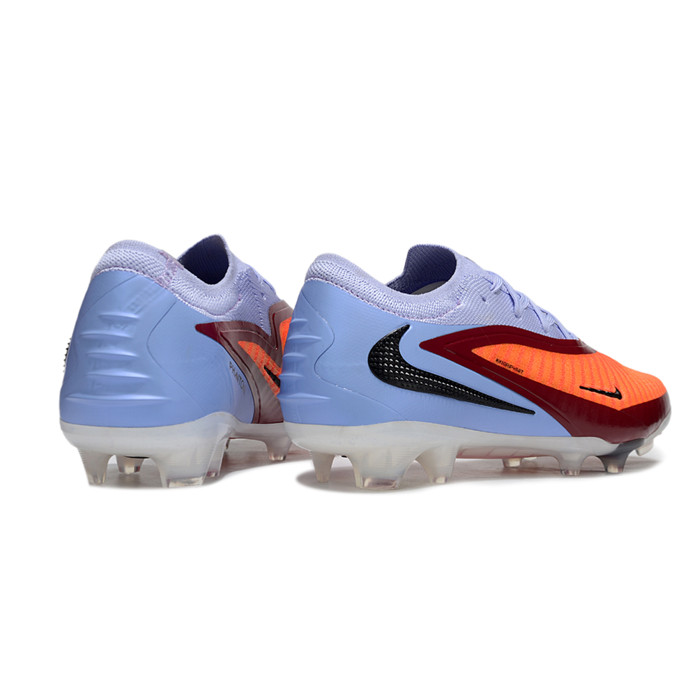 Chuteira Infantil Campo Nike Phantom GX 6 Elite FG Azul e Laranja