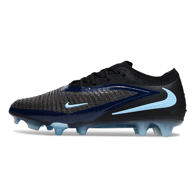 Chuteira Infantil Campo Nike Phantom GX 6 Elite FG Preto e Azul