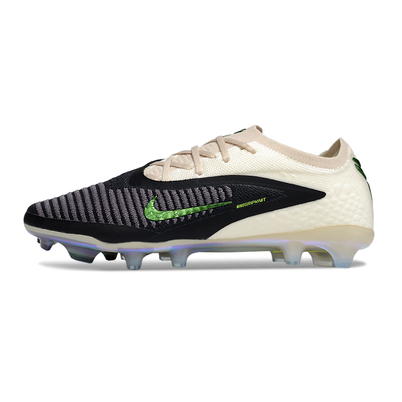 Chuteira Campo Nike Phantom GX 3 Elite FG Branco, Preto e Verde 