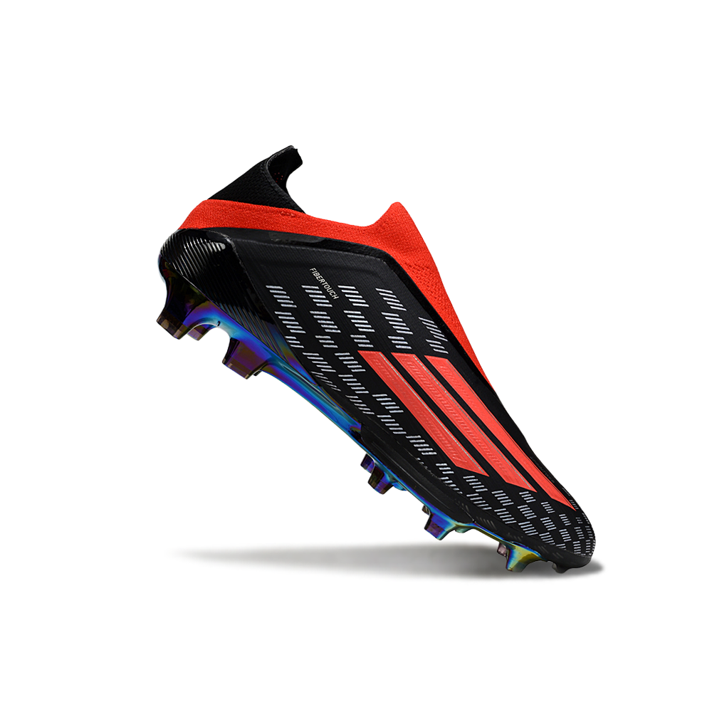 Chuteira Campo Adidas F50 LL FG Preto, Branco e Vermelho