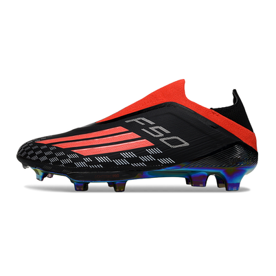 Chuteira Campo Adidas F50 LL FG Preto, Branco e Vermelho