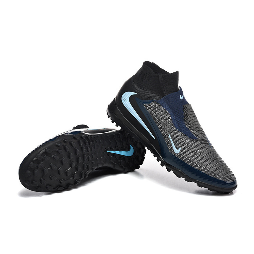 Chuteira Society Nike Phantom GX 6 DF Elite TF Preto e Azul