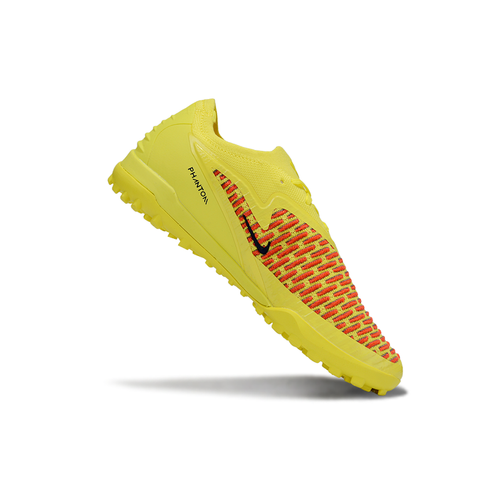 Chuteira Society Nike Phantom GX 6 Elite TF Amarelo e Laranja 