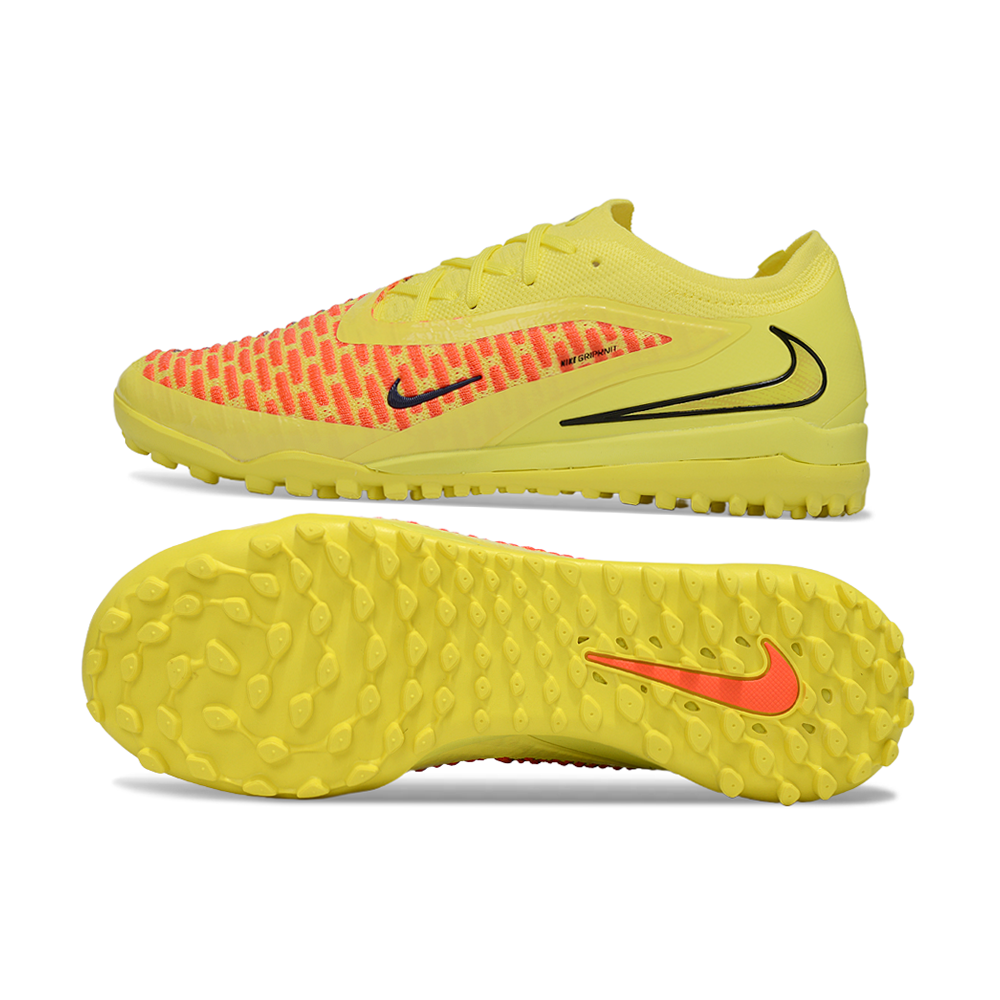Chuteira Society Nike Phantom GX 6 Elite TF Amarelo e Laranja 