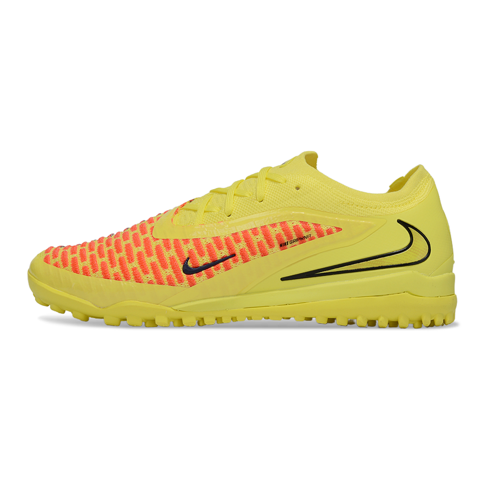 Chuteira Society Nike Phantom GX 6 Elite TF Amarelo e Laranja 