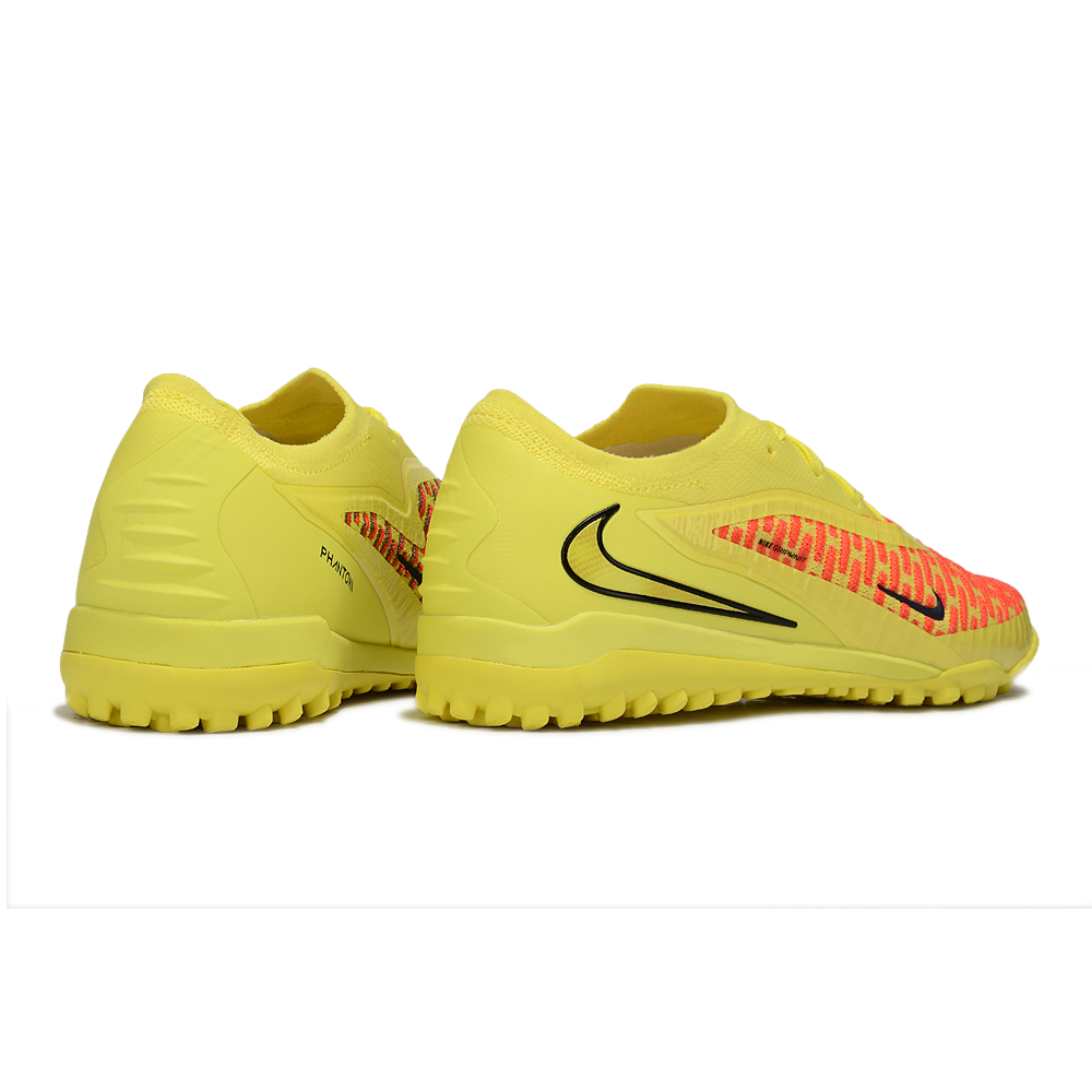 Chuteira Society Nike Phantom GX 6 Elite TF Amarelo e Laranja 