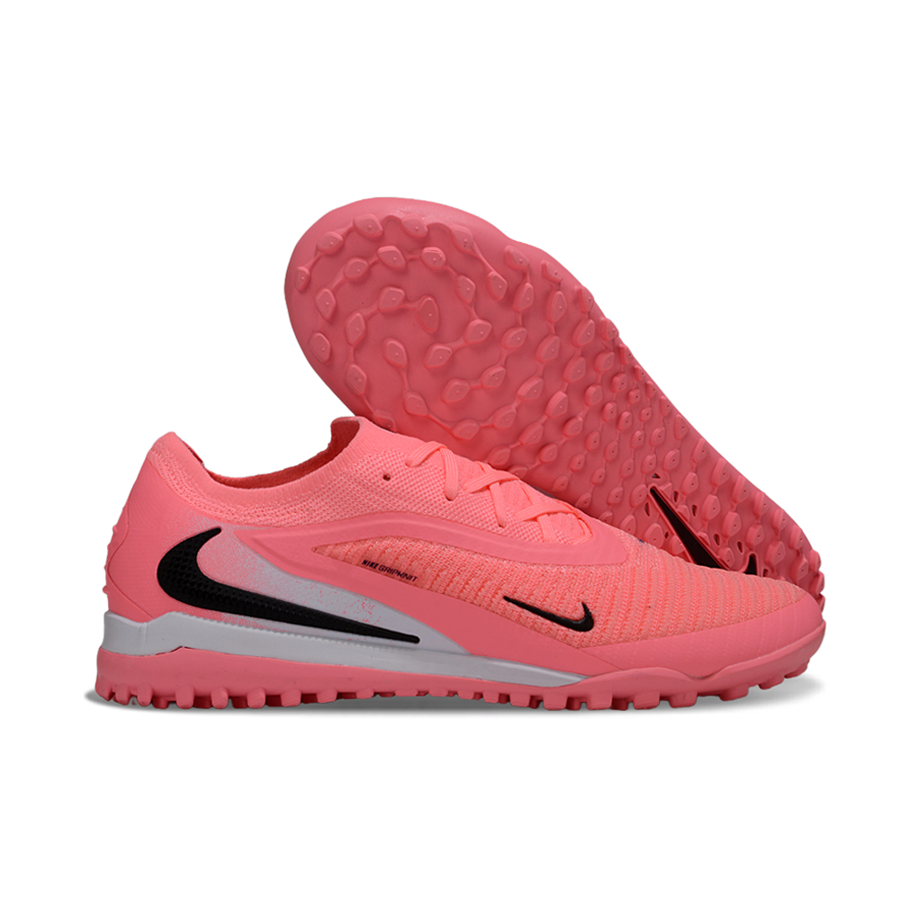 Chuteira Society Nike Phantom GX 6 Elite TF Rosa e Preto