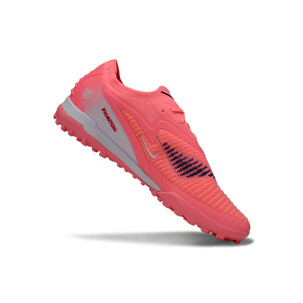 Chuteira Society Nike Phantom GX 6 Elite TF Rosa e Preto