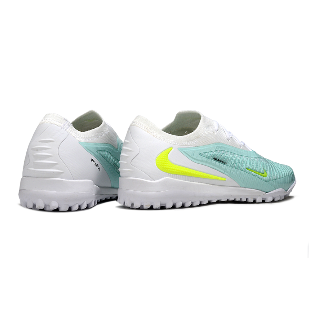 Chuteira Society Nike Phantom GX 6 Elite TF Branco e Verde