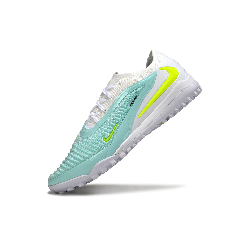 Chuteira Society Nike Phantom GX 6 Elite TF Branco e Verde