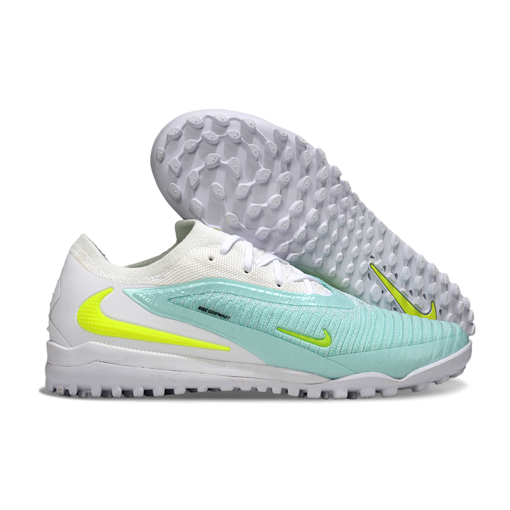 Chuteira Society Nike Phantom GX 6 Elite TF Branco e Verde
