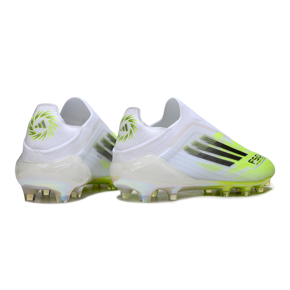 Chuteira Campo Adidas F50 LL FG Branco e Verde "Born For Goals Pack"