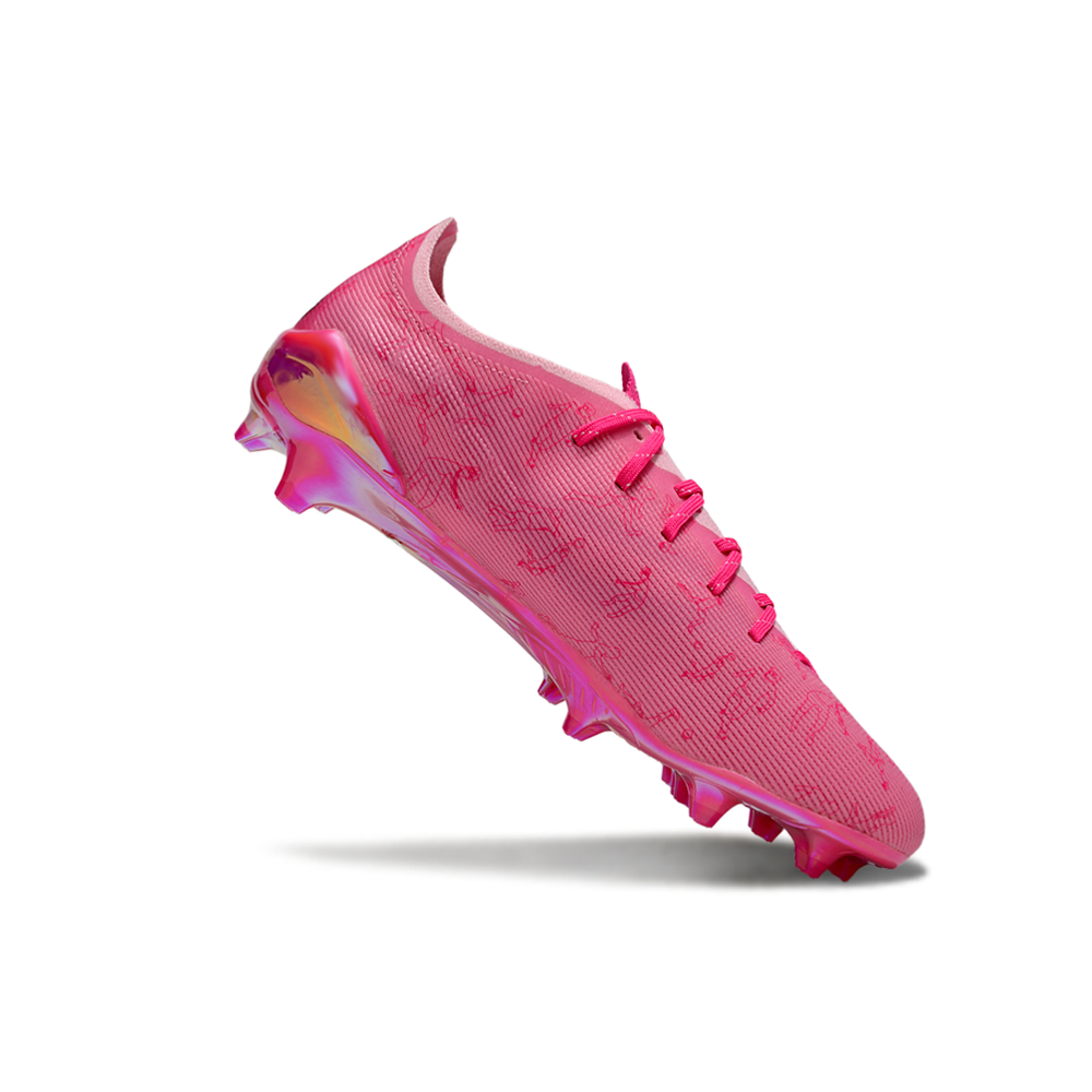 Chuteira Campo Puma Ultra 5 Ultimate FG Rosa "KidSuper"