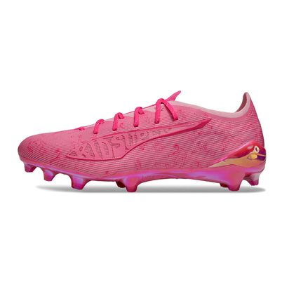 Chuteira Campo Puma Ultra 5 Ultimate FG Rosa "KidSuper"