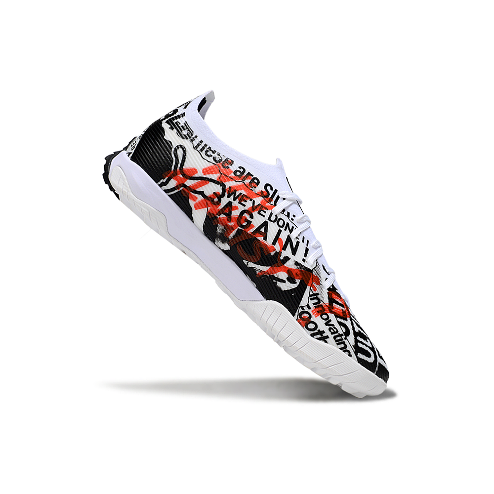 Chuteira Society Puma Ultra 6 Ultimate TF Branco e Preto