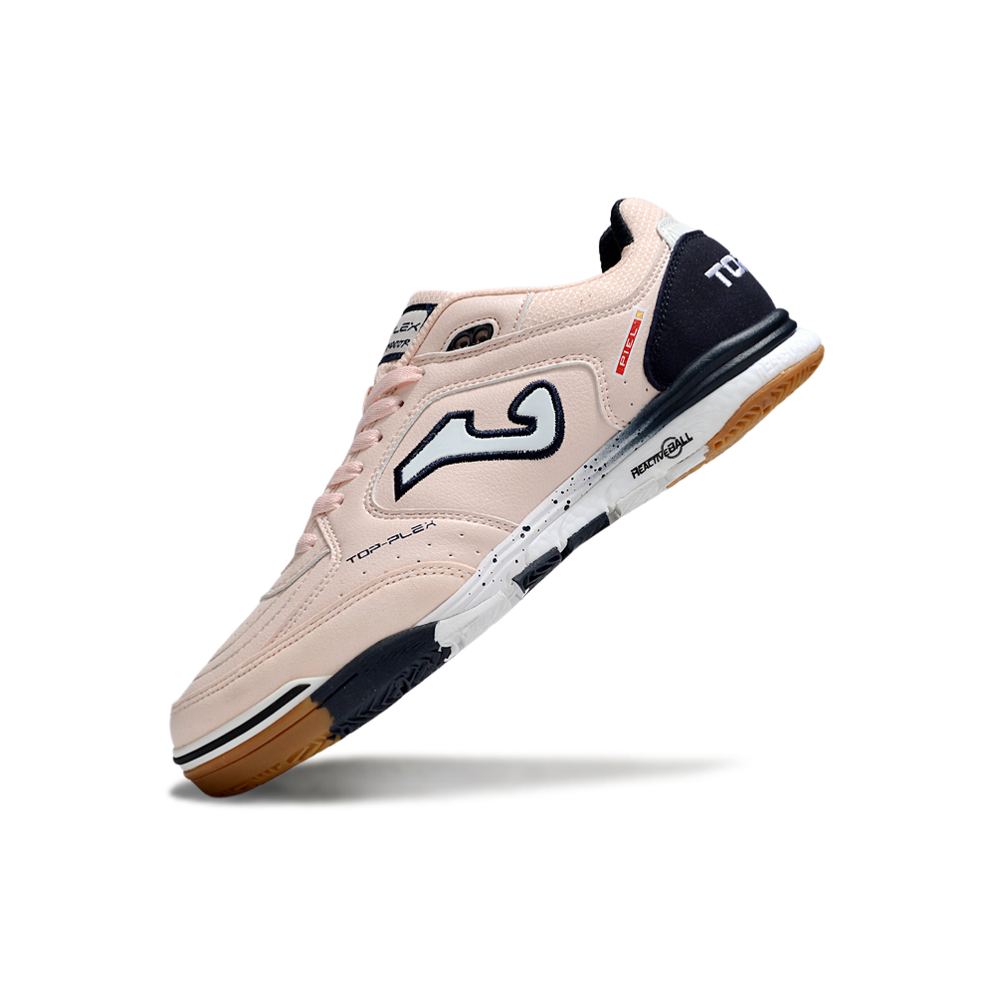 Chuteira Futsal Joma Top Flex Rebound IC Rosa e Azul